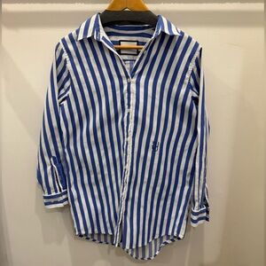 YAITTE striped long sleeve dress shirt